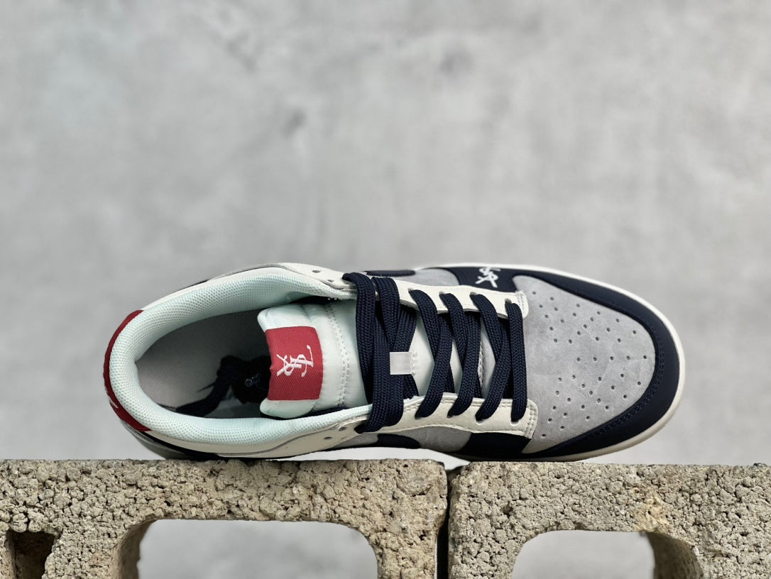 NIKE SB Dunk Low Saint Laurent Collaboration Triple Swoosh Sneakers
