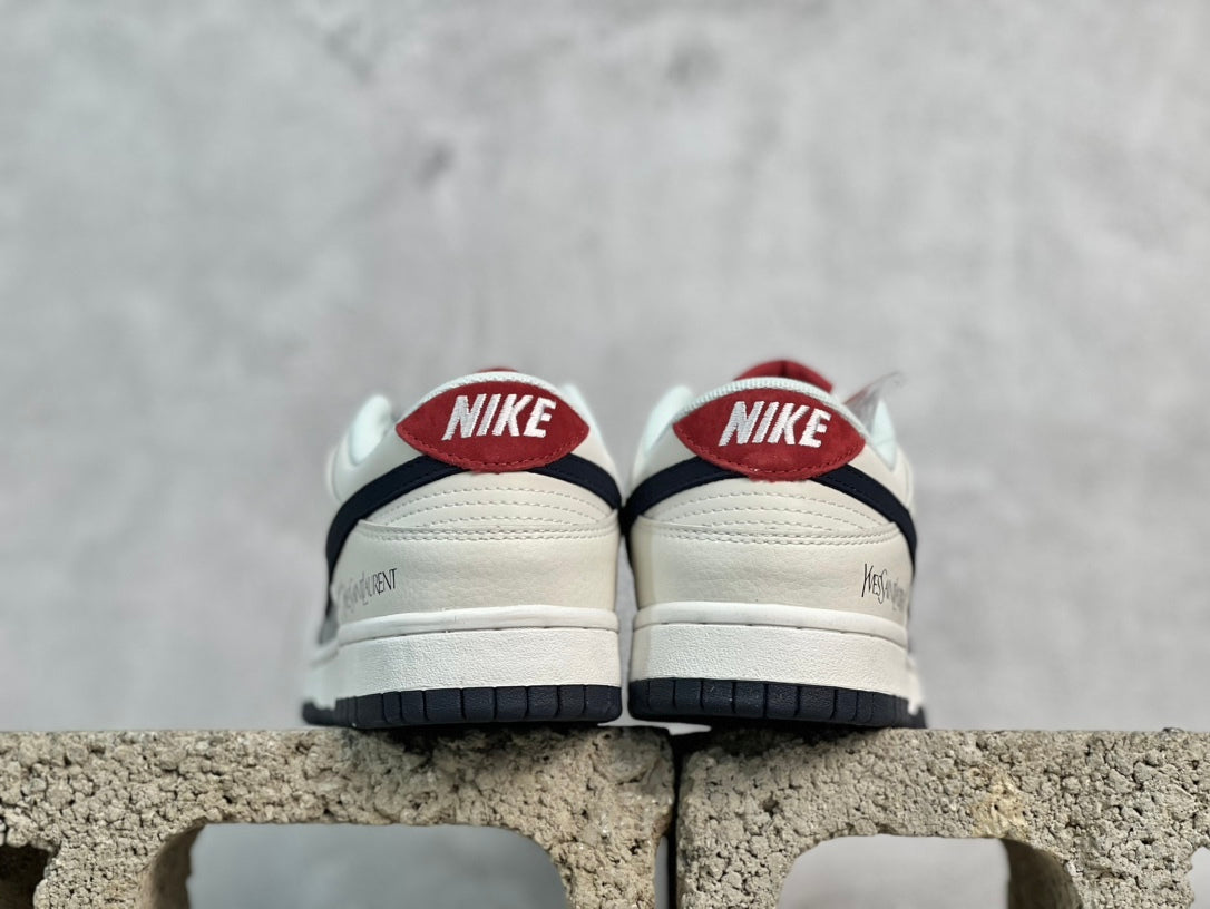 NIKE SB Dunk Low Saint Laurent Collaboration Triple Swoosh Sneakers
