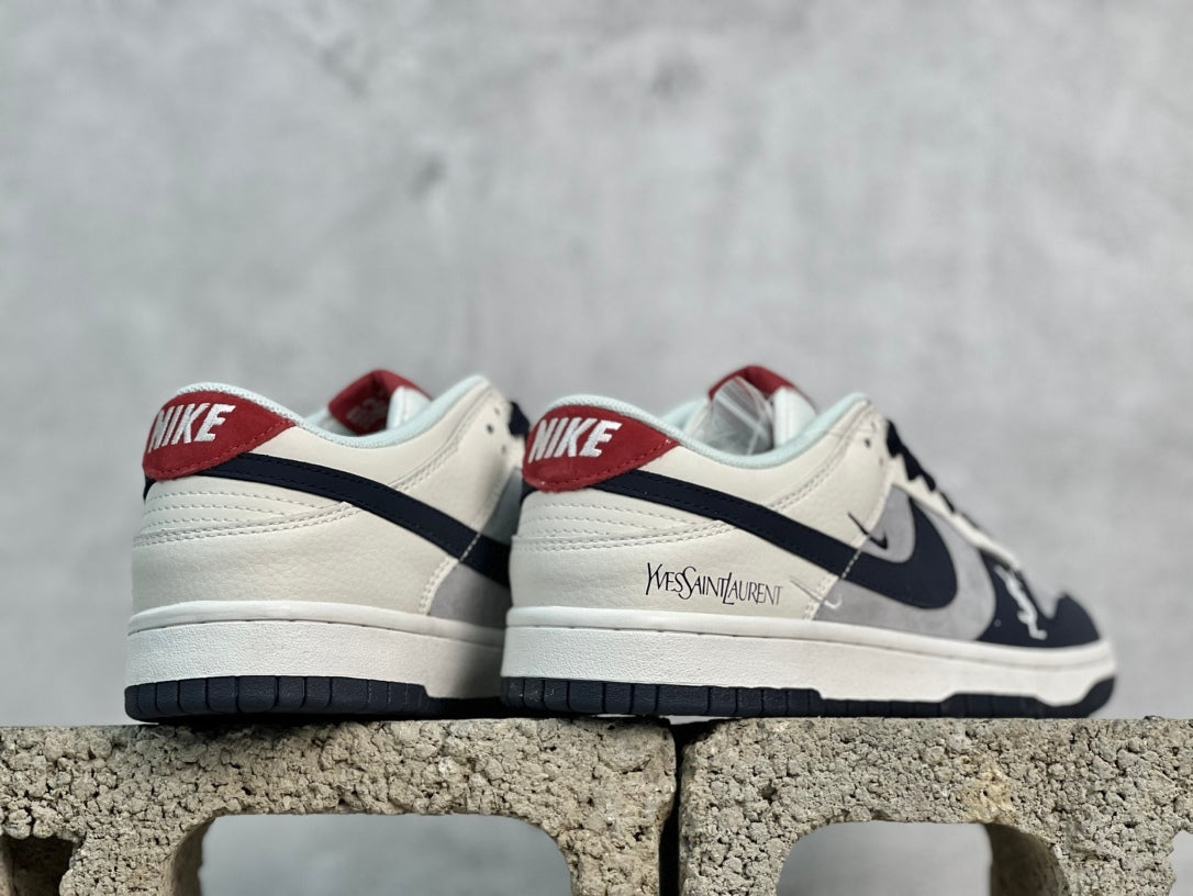 NIKE SB Dunk Low Saint Laurent Collaboration Triple Swoosh Sneakers